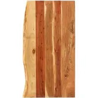 vidaXL Plateau de lavabo de salle de bain en bois massif d'acacia 100x52x2,5 cm