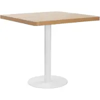vidaXL Table de bistrot marron clair 80x80 cm MDF