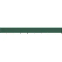 vidaXL Tissu brise-vent 9 pièces 1200 x 160 cm vert