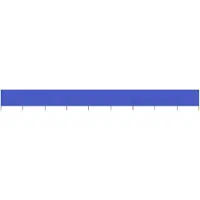 vidaXL Tissu brise-vent 9 pièces 1200 x 120 cm bleu azur