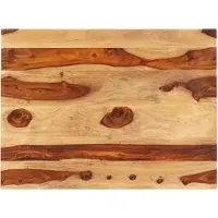 vidaXL Dessus de table bois massif d'acacia 25-27 mm 60x80 cm