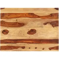 vidaXL Dessus de table bois massif d'acacia 25-27 mm 70x90 cm