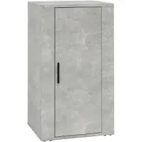 vidaXL Sideboard gris béton 40x33x70 cm Bois composite