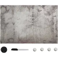 vidaXL Tableau noir magnétique mural Verre 50x30 cm
