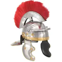 vidaXL Casque de soldat romain antique pour GN Argenté Acier