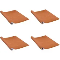 vidaXL Films autoadhésifs pour meubles 2 pcs Chêne clair 500x90 cm PVC