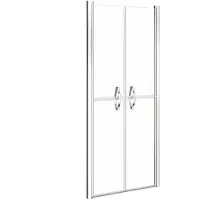 vidaXL Porte de douche transparente ESG 96x190 cm