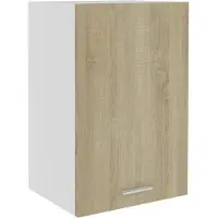 vidaXL Armoire suspendue Lyon Chêne Sonoma 39,5x31x60 cm Matériau dérivé du bois