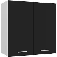 vidaXL Armoire suspendue noir 60x31x60 cm panneau de particules