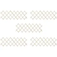 vidaXL Clôture en ciseaux 5 pcs. Bois de sapin 180x60 cm