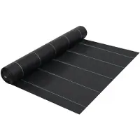 vidaXL Toile de paillage Noir 2x5 m PP