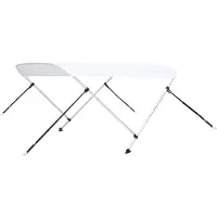 vidaXL 2-Bow Bimini Top blanc 180x150x110 cm