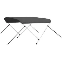 vidaXL 2-Bow Bimini Top Anthracite 150x120x110 cm