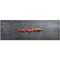 vidaXL Tapis de cuisine lavable Poivre 60x300 cm