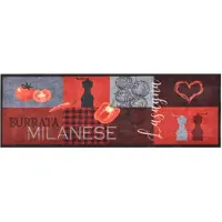vidaXL Tapis de cuisine lavable Tomates 60x300 cm