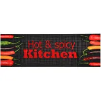 vidaXL Tapis de cuisine lavable Hot & Spicy 60x300 cm