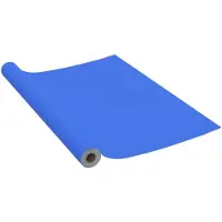 vidaXL Film autoadhésif pour meubles Bleu brillant 500x90 cm PVC
