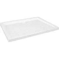 vidaXL Receveur de douche avec picots Blanc 90x70x4 cm ABS