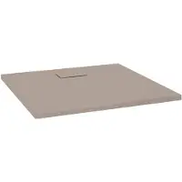 vidaXL Receveur de douche SMC Marron 90x80 cm