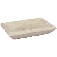 vidaXL Vasque Crème 50x35x10 cm Marbre