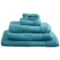 Beddinghouse Serviette Invité Beddinghouse Sheer Petrol (Set de 3)