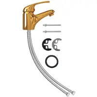 vidaXL Mitigeur Golden 13x10 cm