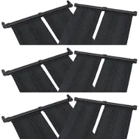vidaXL Panneau solaire pour chauffage de piscine 6 pièces 80x310 cm