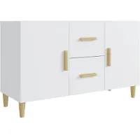 vidaXL Sideboard Blanc 100x36x60 cm Bois composite