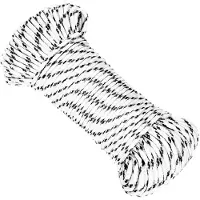 vidaXL Corde de bateau tressé Blanc 4 mmx50 m Polyester
