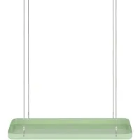 Esschert Design Plateau suspendu pour plantes rectangulaire vert S