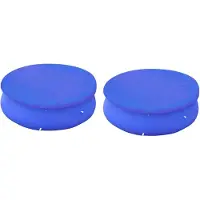 vidaXL Couvertures de piscine 2 pièces pour piscines hors-sol rondes 450-457 cm