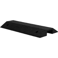 vidaXL Rampe de seuil de pont 80x40x8 cm Caoutchouc