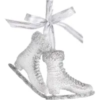 Kurt S. Adler Patins glace avec d coration paillettes