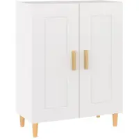 vidaXL Sideboard blanc 69,5x34x90 cm bois composite