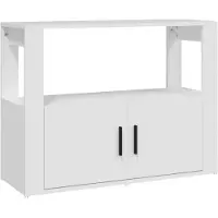 vidaXL Sideboard Blanc 80x30x60 cm Bois composite
