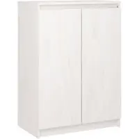 vidaXL Sideboard Blanc 60x36x84 cm Pin massif