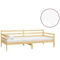 vidaXL Lit de jour avec matelas 90x200 cm pin massif