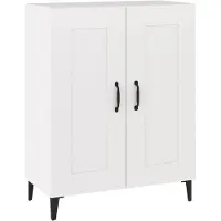 vidaXL Sideboard Blanc 69,5x34x90 cm Bois composite