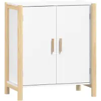 vidaXL Sideboard blanc 62x38x70 cm bois composite