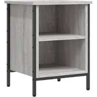 vidaXL Armoire à chaussures sonoma gris 38x35x50 cm bois d'ingénierie