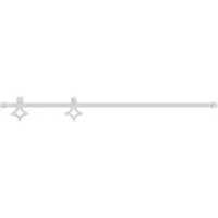 vidaXL Ferrure de porte coulissante 200 cm acier blanc