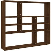 vidaXL Étagère murale Chêne marron 90x16x78 cm Bois d’ingénierie