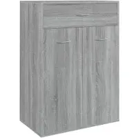 vidaXL Armoire à chaussures Sonoma gris 60x35x84 cm Bois d'ingénierie