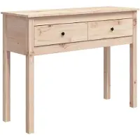 vidaXL Table console 100x35x75 cm Bois massif de pin