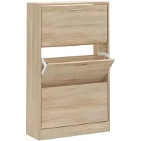 vidaXL Armoire à chaussures Chêne sonoma 63x24x103cm Bois d'ingénierie