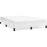 vidaXL Sommier blanc 140x200 cm similicuir
