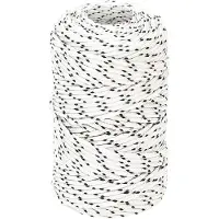 vidaXL Corde de bateau tressé Blanc 2 mmx250 m Polyester