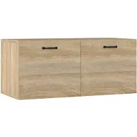 vidaXL Armoire murale Chêne sonoma 80x35x36,5 cm Bois d'ingénierie