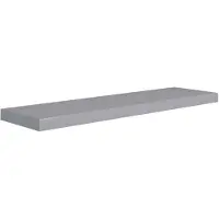 vidaXL Étagère murale flottante gris 90x23,5x3,8 cm MDF