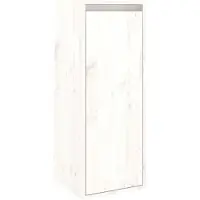 vidaXL Armoire murale Blanc 30x30x80 cm Bois de pin massif